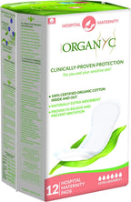 Organyc Pads - Maternity First Days, 12 count (Pack of 2)