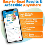 5Strands Food Intolerance Test, Accurate Hair Analysis, 800 Items Tested, at Home Food Sensitivity Test Kit for Adults & Kids, Gut Health Test, Results in 4 Days