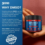 5Kind DMSO Cream for Pain Relief 4 fl oz Topical Muscle & Joint Pain Relief