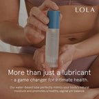 LOLA Personal Water-Based Lube for Sexual Wellness - Natural Ingredients with No Irritating Additives or Fragrance for Sensitive Skin - Lubricant for Him, Her, and Couples