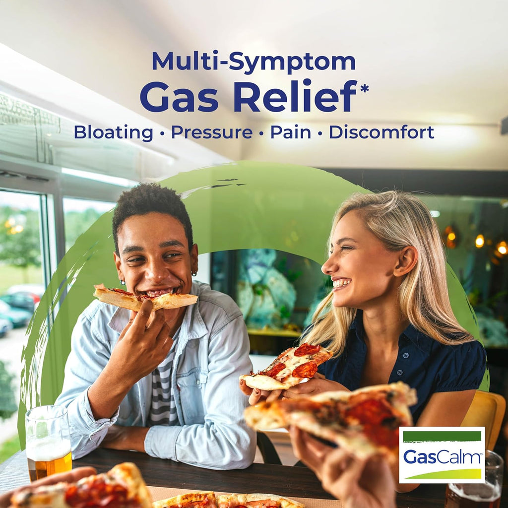 Boiron GasCalm Tablets for Relief from Gas Pressure, Abdominal Pain, Bloating, and Discomfort - 60 Count