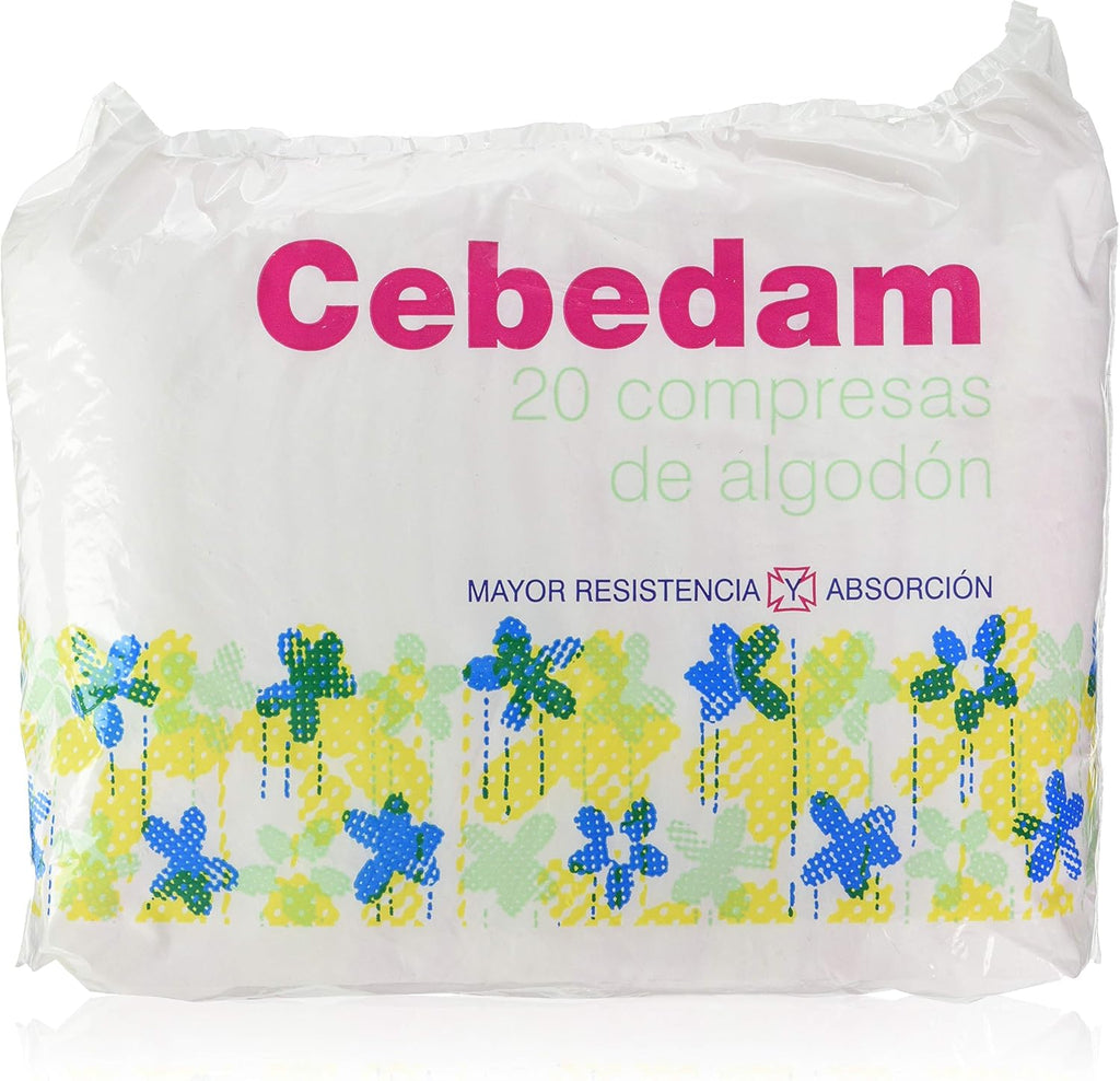 100% Cotton Tocological Pads (20 uds) – Lightweight, Hypoallergenic and Ultra Absorbent for Postpartum and Gynecological Interventions