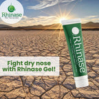 Rhinase Allergy Relief Lubricating Nasal Gel – Dual Salt, Steroid-Free Formula for Moisture & Comfort | Ideal for Swimmers & CPAP or Oxygen Therapy Users | Safe for Children | 1 oz