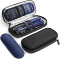 AUVON Insulin Cooler Travel Case, Diabete Care, 2x90g TSA-Approved Ice Pack | Diabetic Medication Cooler for Travel Holds 2-3 Insulin Pens and Diabetic Supplies Storage, Compact for Daily Life and Trips