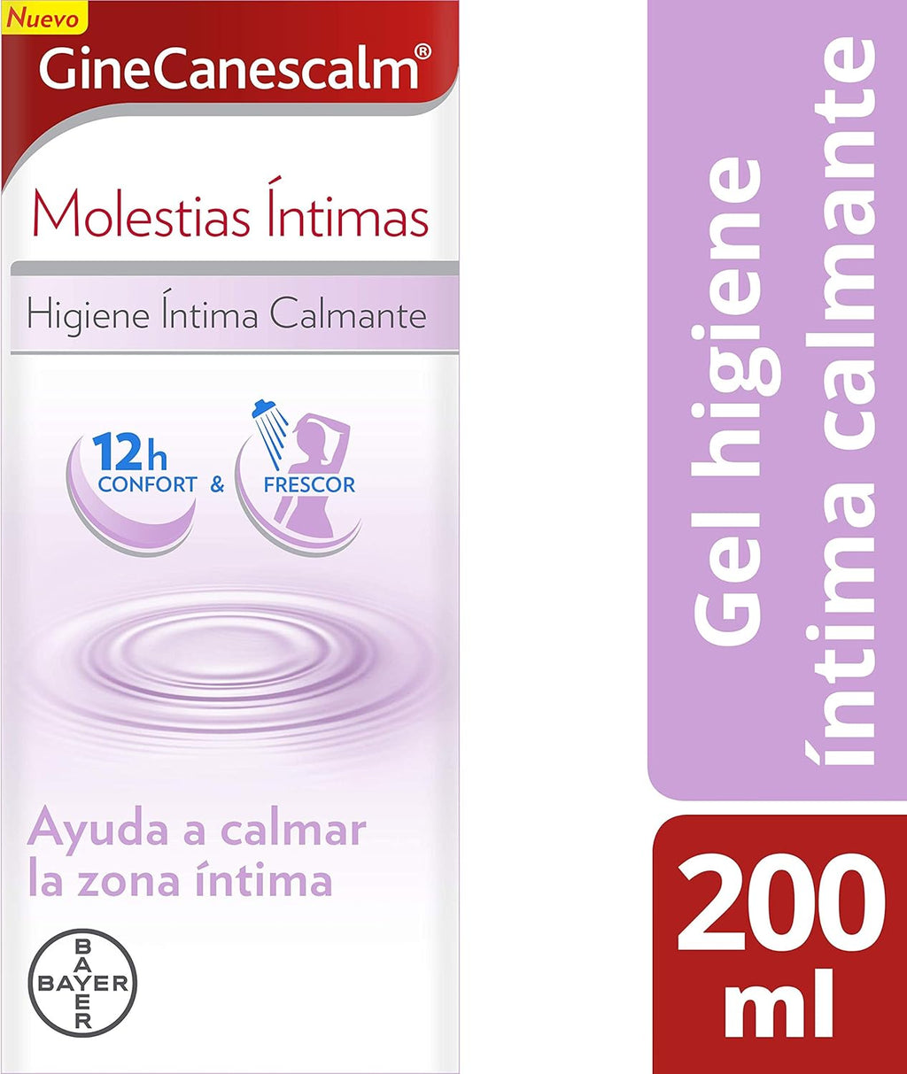 Canesten - GineCanescalm Intimate Discomfort Gel Intimate Hygiene Soothing in Vaginal Candidiasis and Vulvar Irritation, Helps Soothe Intimate Area, 200 ml