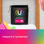 U BY KOTEX Ultrathins Pads Super with Wings 72 Count (6 x 12 Pack) - Packaging May Vary