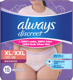 Always Discreet Disposable Underwear Disposable Postpartum 15 pieces