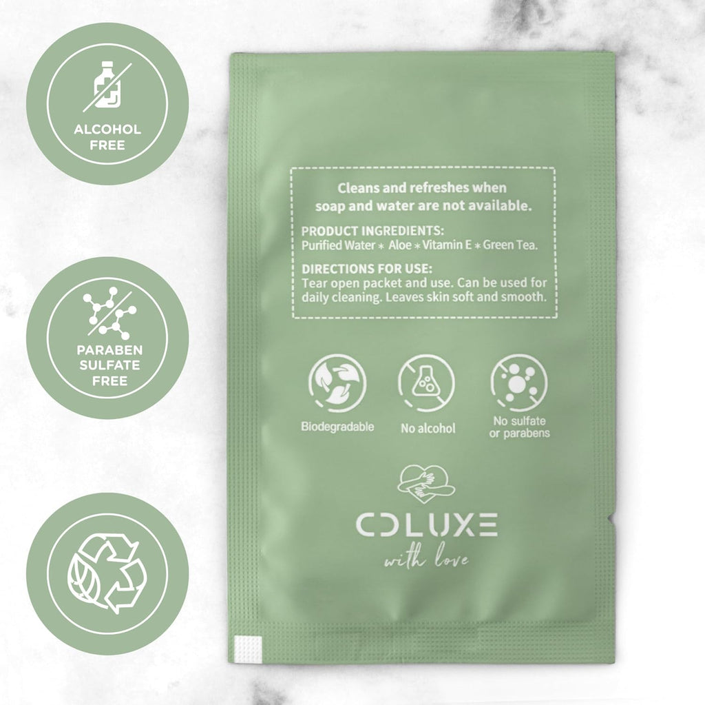 Fresh One (Body, Face, or Toilet) - Personal Cleansing | All Natural & Flushable, Sensitive Skin, Deodorizing, Hand Wipes, Moisturizing, Individually Wrapped on-the-go Singles (25)