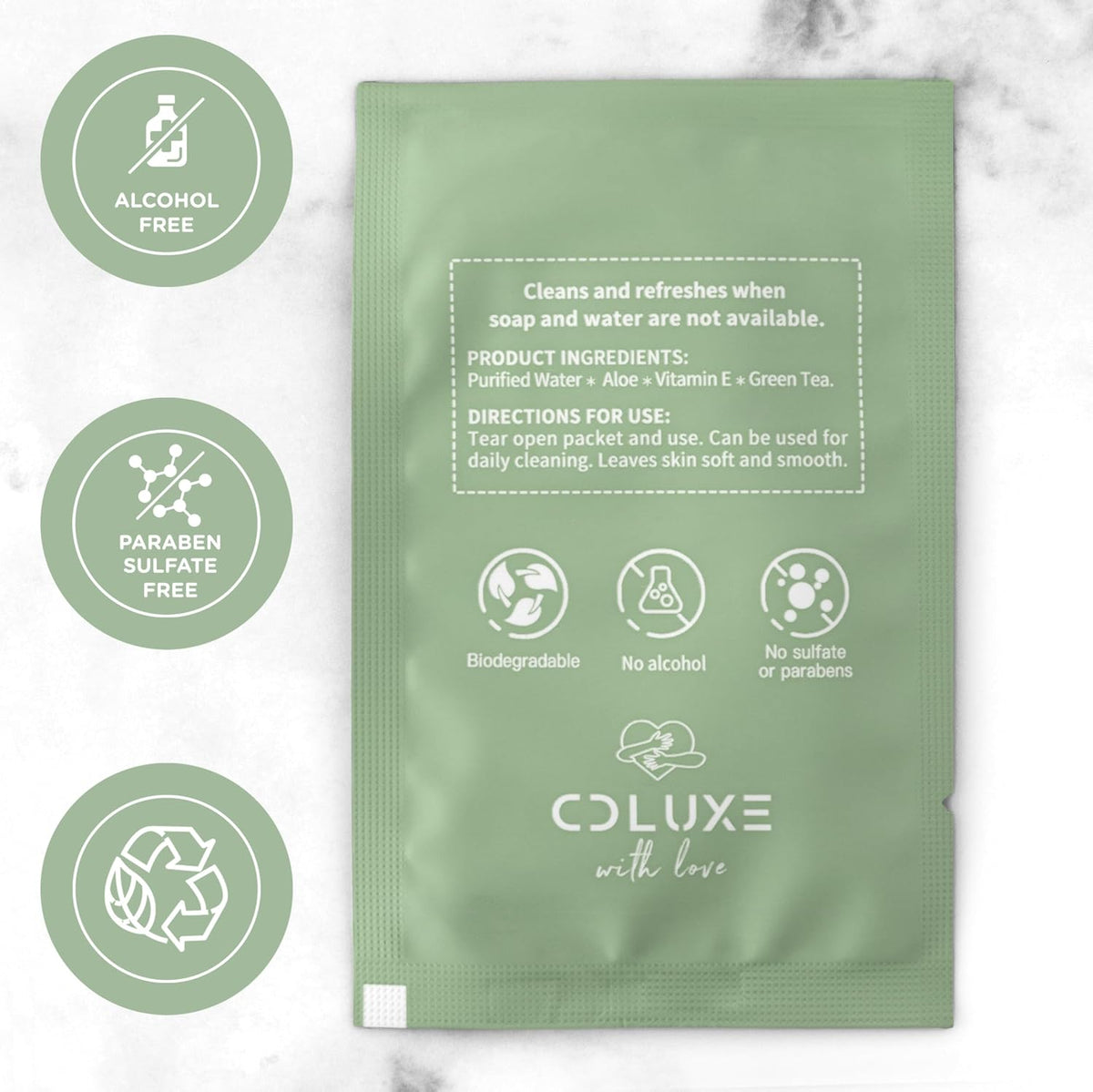 Fresh One (Body, Face, or Toilet) - Personal Cleansing | All Natural & Flushable, Sensitive Skin, Deodorizing, Hand Wipes, Moisturizing, Individually Wrapped on-the-go Singles (25)