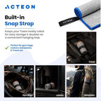 Acteon Microfiber Gym Towels 5 Pack, Quick Dry Silver ION Odor-Free Sweat Towel, Super Absorbent Fast Drying for Men & Women, Workout, Yoga, Running, Hiking, Travel – 16x30.5 Inch