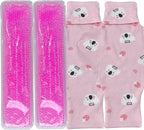 Vecozey 2 Perineal Cold Packs for Maternity Postpartum Care, Reusable Hot & Cold Ice Wraps with Washable Cotton Sleeves for Post Partum & Hemorrhoid Pain Relief, Cooling Pads for Women After Birth