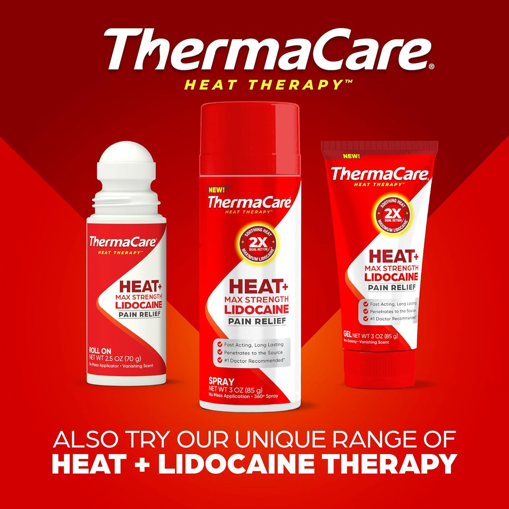 ThermaCare Advanced Back & Hip HeatWraps, Long-Lasting, Disposable Heat Therapy for Lower Back Pain, Muscle Soreness, & Herniated Discs, Drug-Free (L-XL, Pack of 10) | 16-Hour Therapy, Adhesive, Flexible Fit Design