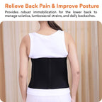 FOVERA Abdominal Belt After Delivery for Tummy Reduction – Lumbo Sacral Lower Back Pain Relief Binder – Breathable Post C-Section Waist Support | for Women & Men (Mix)
