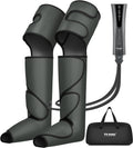 FIT KING Pressotherapy Boots Legs with Air Compression, Pressotherapy for Home, Relieves Pain, Improves Circulation and Varicose Veins for Officers and Elderly (Feet, Calf and Thigh)