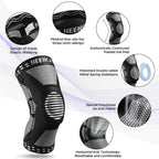 NEENCA Professional Knee Brace for Pain Relief, Medical Knee Support with Patella Pad & Side Stabilizers, Compression Knee Sleeve for Meniscus Tear, ACL, Joint Pain, Runner, Workout - FSA/HSA Eligible