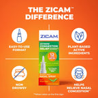 Zicam Extreme Congestion Relief Nasal Spray, Aloe Vera, 0.50 Fl Oz | 12 Hour Relief, Sinus Pressure Relief, Cold and Allergy Relief, Fast Acting Nasal Spray