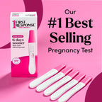First Response Early Result Pregnancy Test, 5 Count Pack of 1 | Test As Early As 6 Days*, Over 99% Accurate*, Early Pregnancy Detection, Answers In 3 Minutes