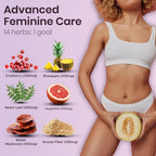 Women’s Vaginal Microflora Probiotic | Supports UTI, Yeast & pH Balance | Daily Hydration Blend with Cranberry, D-Mannose, Aloe & Hibiscus | Odor, Flora & Urinary Tract Care | Vegan, Non-GMO, 60Caps