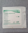 Sterile Absorbent Cotton Combine Dressing Pad |(15x15cm) (Pack of 50) Dressing Pad for Wound Dressing/First Aid/Home
