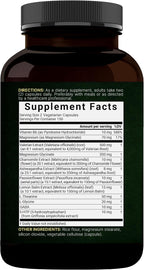NatureBell Valerian Root for Sleep, 300 Veggie Capsules with Magnesium Glycinate, Chamomile, Passionflower, Lemon Balm, Ashwagandha, & More – Relaxation & Sleep Support Supplement – Melatonin Free