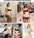 Nebility Waist Trainer for Women Corset Shapewear with Zipper Women's Waist Cincher Tank Top with Adjustable Straps