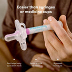 Frida Baby Medicine Pacifier Syringe, Accu-Dose Paci, Medi Frida, Fuss Free | Dispenser for Mess & Fuss Free Medicine Use, Baby-Safe Pacifier Design, Made in USA, Easy to Use