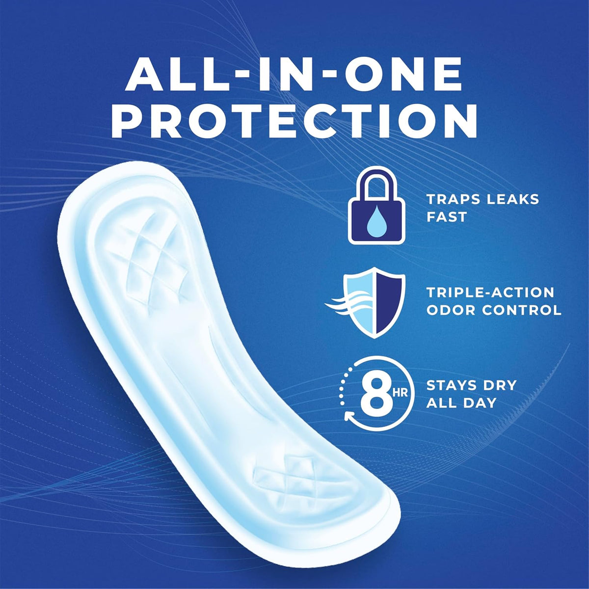 Stayfree Maxi Pads for Women, Super - 66 Count