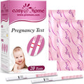 easy@Home 20 Pack Pregnancy Test Strips: Early Detection hCG Test Kit | 20 Bulk Pregnancy Strips - Pruebas de Embarazo, Powered by Premom APP