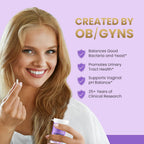 Pro-Fem - #1 Vaginal Probiotics for Feminine Health, Clinically Proven to Promote Yeast & pH Balance, Urinary Tract Health, Works in 7 Days, 30 Capsules