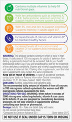 Centrum Women 50+, Multi Vitamin & Minerals Supplement, 60 Tablets | Supports Immunity, Cognition, Bone Health + Post Menopausal Health