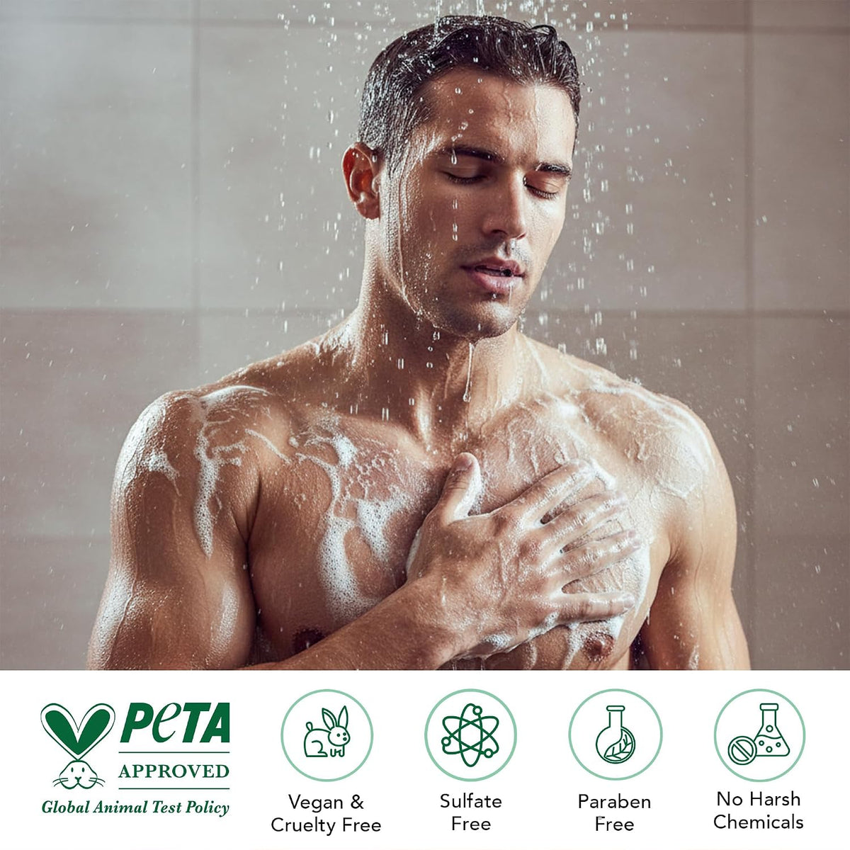 Botanic Hearth Tea Tree Body Wash With 100% Tea Tree Oil - 16 Fl oz | With Tea Tree Oil, Peppermint & Sea Buckthorn | Gently Cleanses & Refreshes | Sulfate & Paraben Free | For Both Men & Women