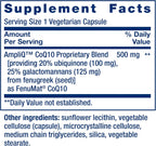 Life Extension AmpliQ CoQ10, Heart Health, Kidney and Liver Health, ubiquinone 100 mg, Advanced Formula, Gluten Free, Non-GMO, Vegetarian, 60 Capsules