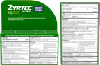 Zyrtec 24-Hour Allergy Relief Liquid Gels, 10 mg Cetirizine HCI, 40+3 ct
