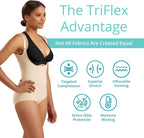 MARENA SFBHA Recovery Panty-Length Post-surgical Compression Girdle, High-Back - Adjustable Bikini Length