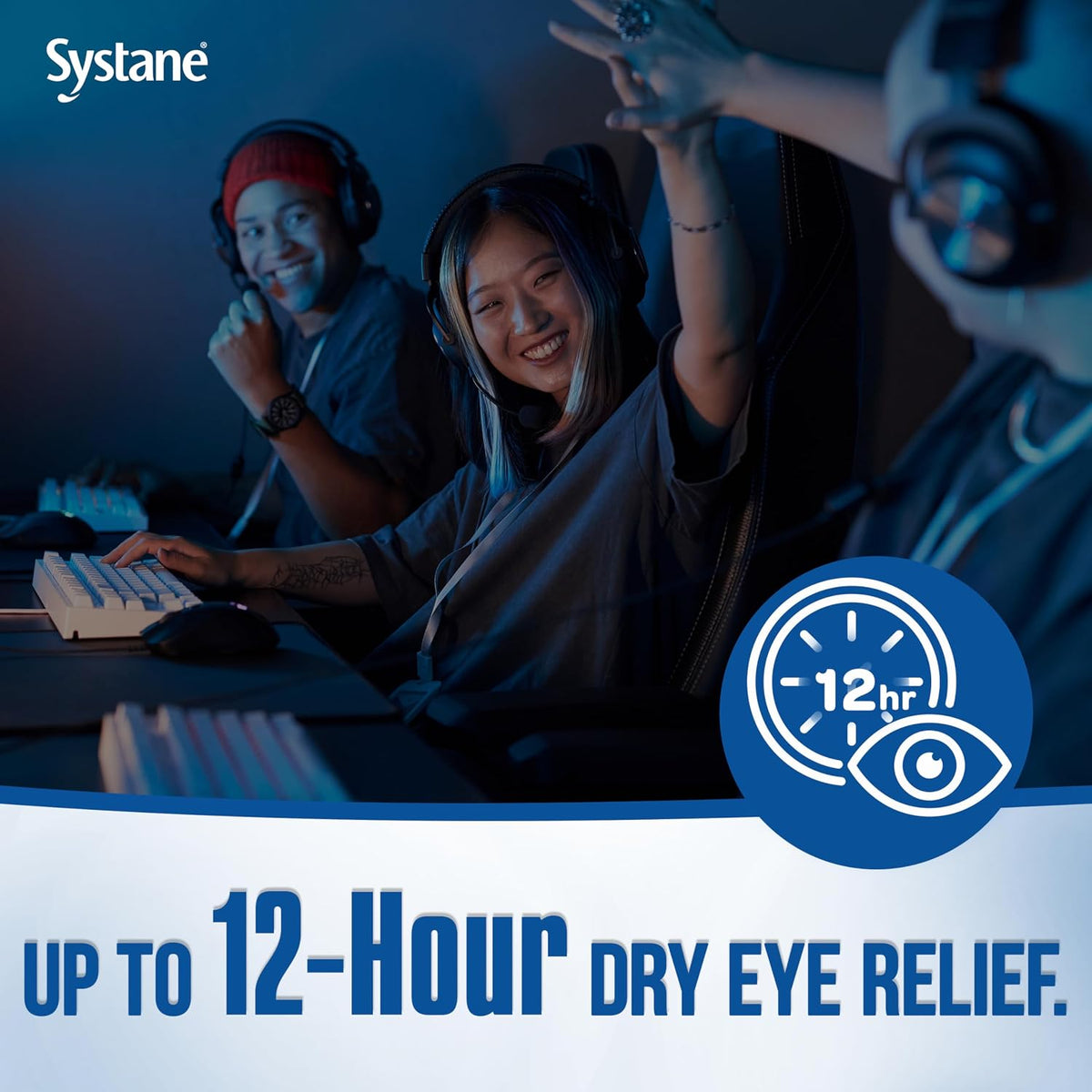 Systane PRO Preservative Free 12 Hour Dry Eye Relief, 0.33 Fl Oz, 2 Pack