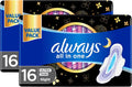 Sanitary Pads With Wings Overnight 16 pieces