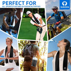 Sukeen 4 Pack Cooling Towels (40"x12") for Neck and Face Instant Cooling | Stay Cool in Hot Weather,Versatility,Soft,Breathable,Durability for Sports,Outdoor activities,Summer works in heat