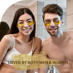 Under Eye Patches (30 Pairs), 24K Gold Eye Mask for Dark Circles | for Puffy Eyes, Bags and Wrinkles, with Collagen, Hyaluronic Acid, Relieves Pressure, Revitalises Skin for Women and Men