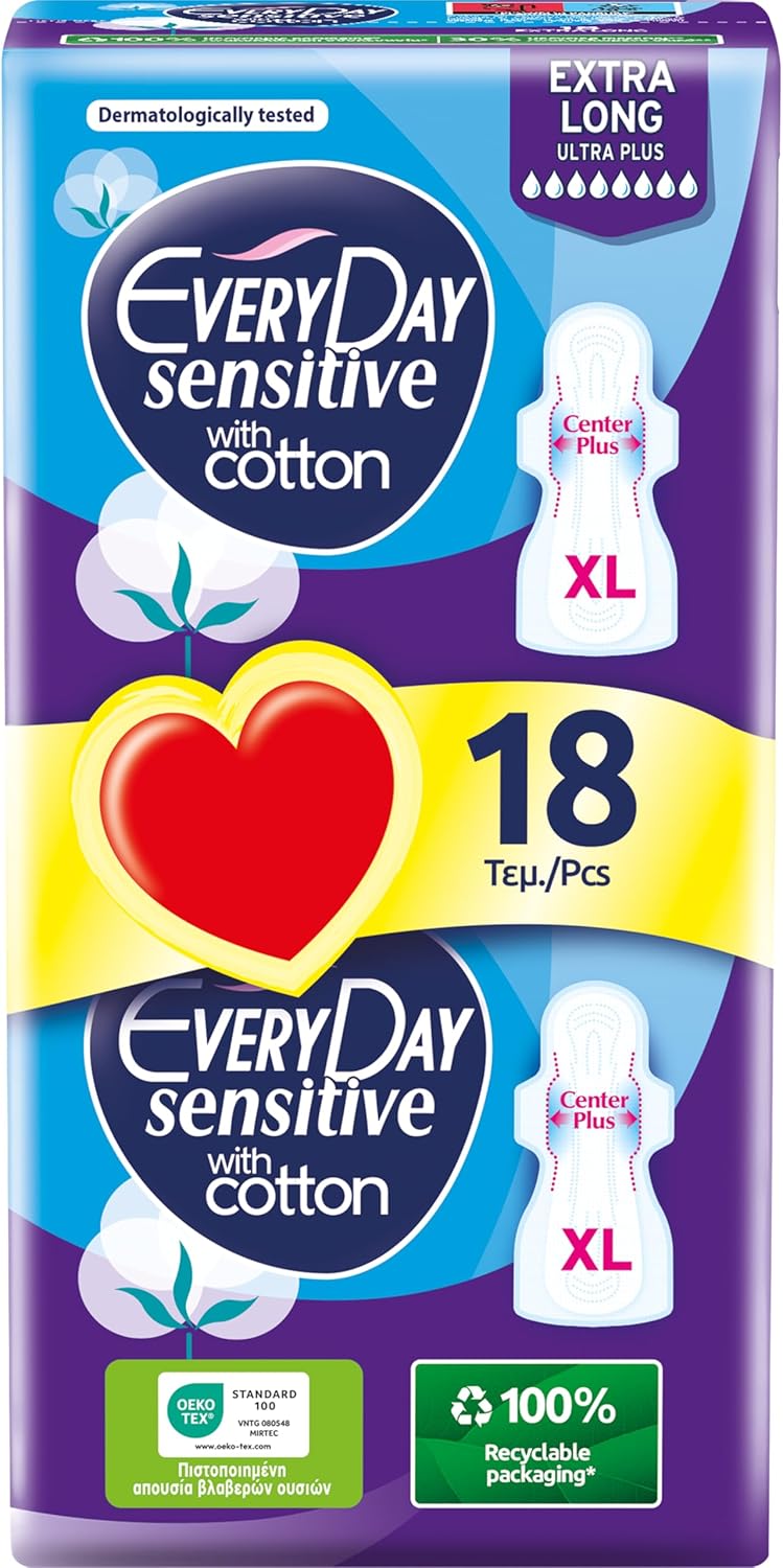 EveryDay Sanitary Pads 18 pieces