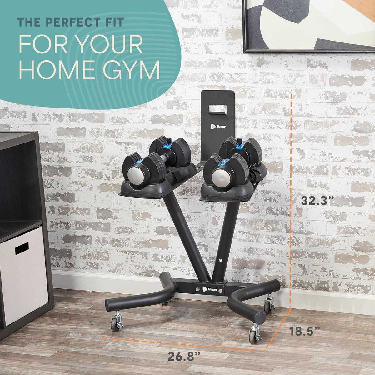 Lifepro Adjustable Dumbbell Stand Weight Stand for Dumbbells Home Gym