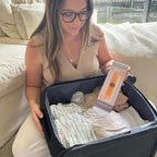 Lactivate Perineal Ice Pack for Maternity Postpartum Care - Set of Two Reusable Hot & Cold Gel Pads with 4 Soft Bamboo Covers for Vaginal Tears - Hospital Bag Maternity Essentials for New Mums