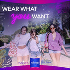 ALWAYS Radiant, Size 4, Overnight Sanitary Pads with Wings, Scented, 10Count, (Pack of 10)