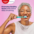 Colgate Whitening Sensitive Toothpaste Gel, Clean Spearmint, 3 Pack, 6 oz | With Potassium Nitrate for Sensitivity Relief, Safely Removes Surface Stains for Whiter Teeth, Promotes Healthy Gums