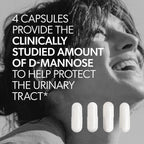 AZO D Mannose Supplement for Women & Men, Clinical Strength, 120 Capsules | D-mannose Pills For Urinary Tract Health, Cleanse Flush & Protect*, Daily Support, 2000mg Clinically Studied Amount