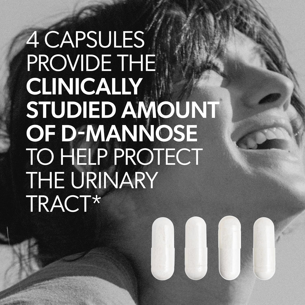 AZO D Mannose Supplement for Women & Men, Clinical Strength, 120 Capsules | D-mannose Pills For Urinary Tract Health, Cleanse Flush & Protect*, Daily Support, 2000mg Clinically Studied Amount