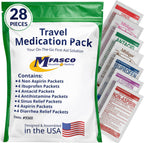 MFASCO 7 in 1 Travel Size Medicine Kit - TSA Approved