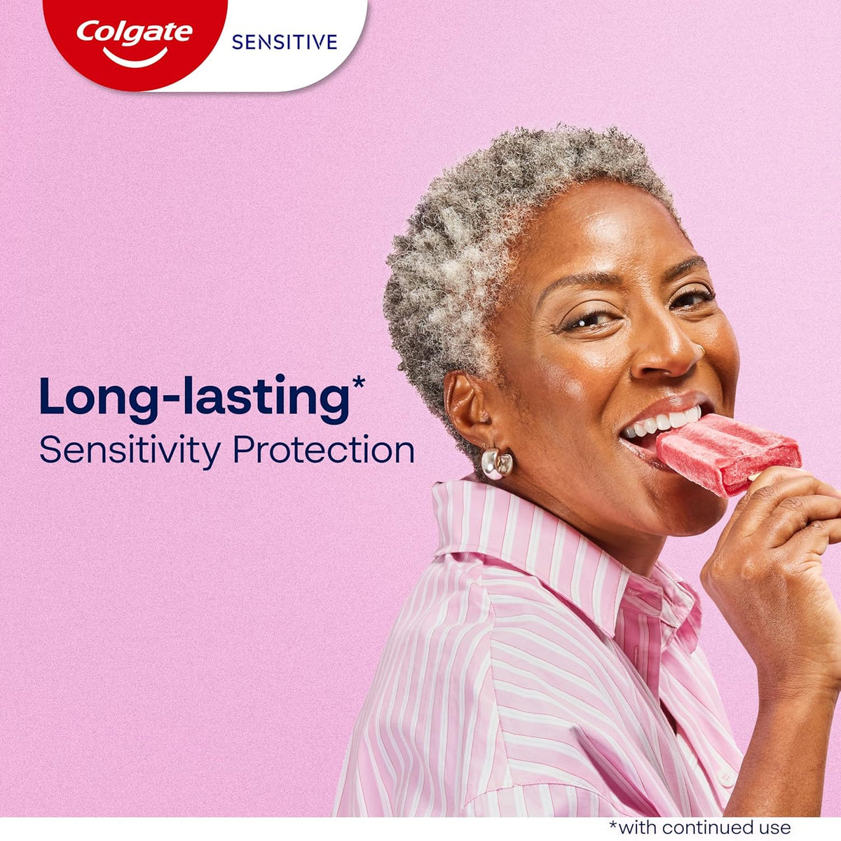Colgate Whitening Sensitive Toothpaste Gel, Clean Spearmint, 3 Pack, 6 oz | With Potassium Nitrate for Sensitivity Relief, Safely Removes Surface Stains for Whiter Teeth, Promotes Healthy Gums