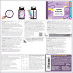 WOMAN PROBIOTICS | Intimate Flora and Natural Defense | 6 Strains + Vitamins C, B3, B7 and B9 | 60 Capsules | Vegan and No Additives | Femme Biotics Vegavero