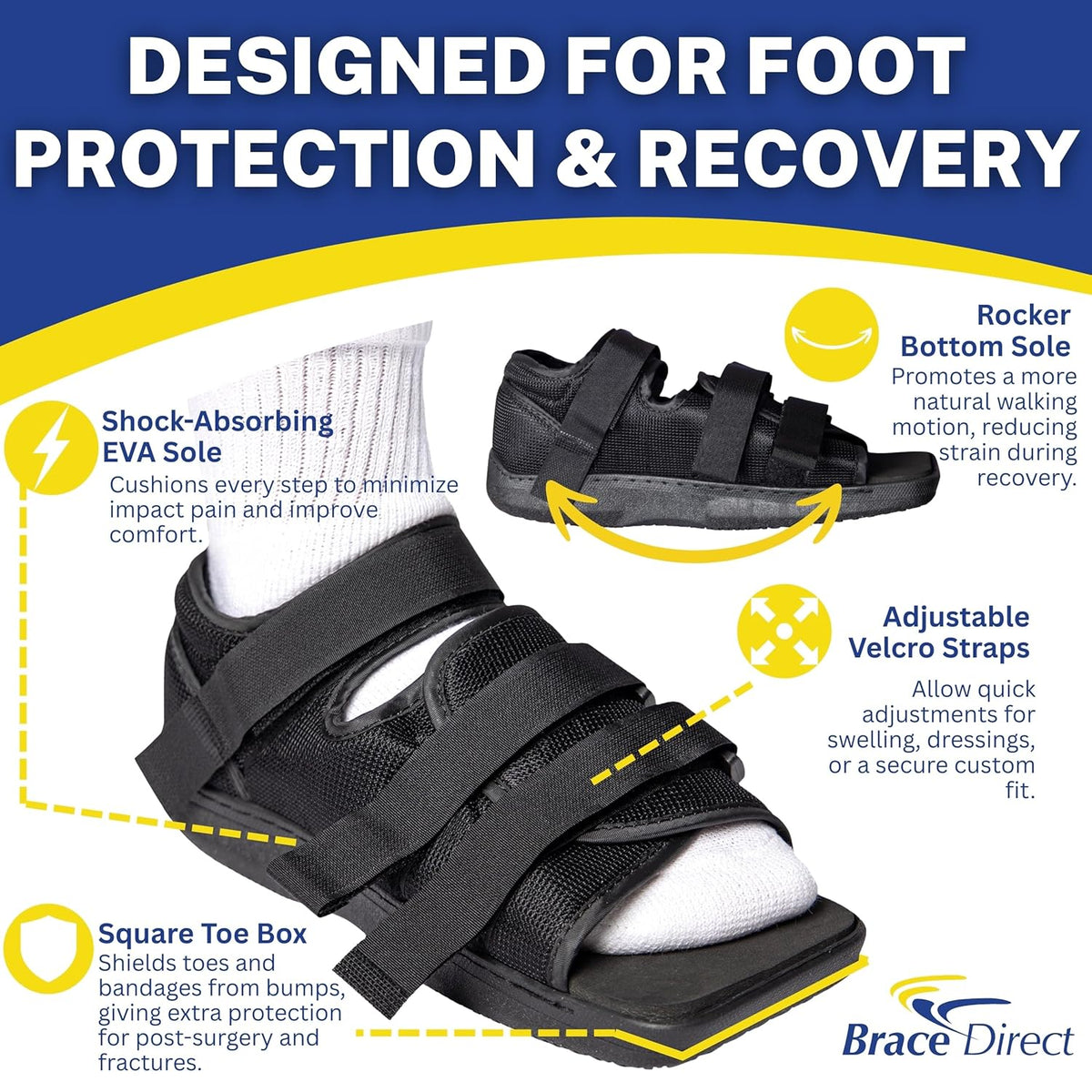 Brace Direct Post Op Recovery Post-Op Shoes