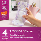 Poise Pads For Bladder Leaks Overnight 16 Count
